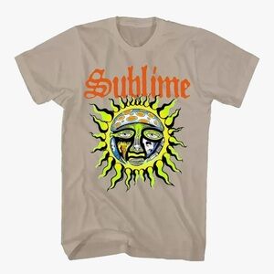 Tan Graphic T-Shirt for Men